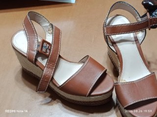 Sandalias Parfois Plataforma Marrones