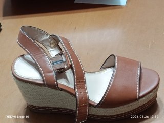 Sandalias Parfois Plataforma Marrones