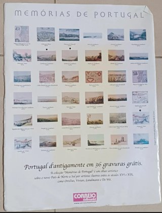 33 Gravuras Históricas Memórias de Portugal