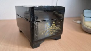 Joyero Chino/Japonés Negro y Dorado