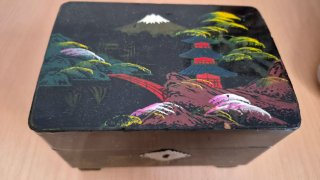 Joyero Chino/Japonés Negro y Dorado