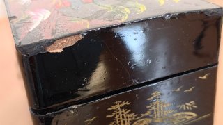 Joyero Chino/Japonés Negro y Dorado