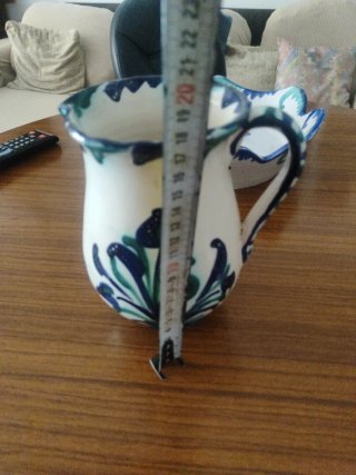 Juego Fuente y Jarrón Fajalauza Cerámica