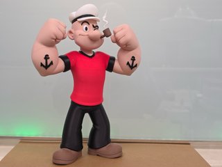 Braccio di Ferro XXL 29 cm - Stampa 3D