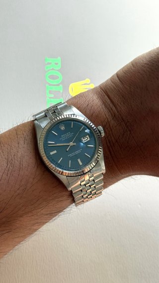 Rolex Datejust 1601 Reloj Azul