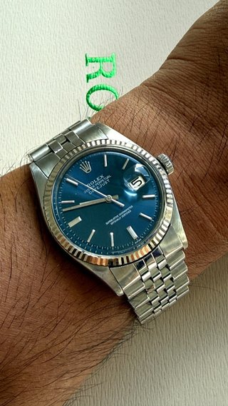 Rolex Datejust 1601 Reloj Azul