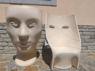 Sillas de Jardín Diseño Cara Beige