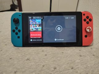Nintendo Switch Azul/Naranja Completo