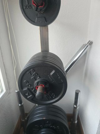 Set Pesas y Barras Decathlon