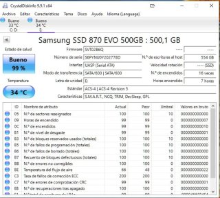 SSD Samsung 2.5 SATA 500GB