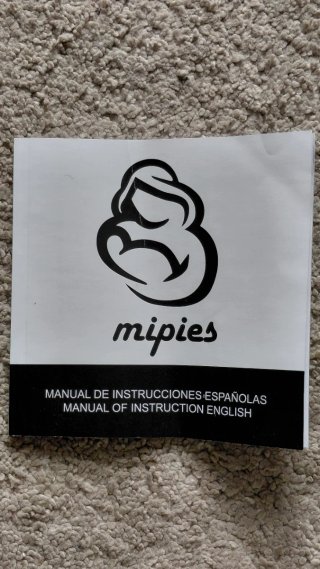Mochila Portabebés Mipies Beige