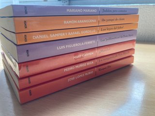 Lote 7 libros humor: Mari Carmen, Mariano, ...