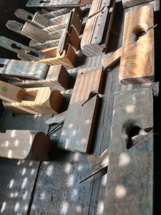 LOTE 18 de cepillos de carpintero