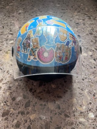 Casco Moto Personalizado Simpson