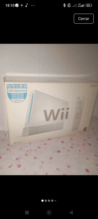 Nintendo Wii Caja Beige
