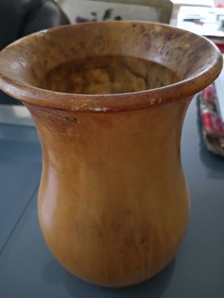 Columna decorativa de alabastro