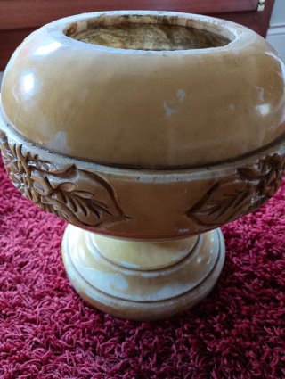 Columna decorativa de alabastro