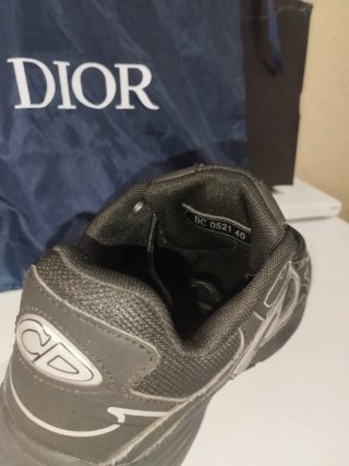 DIOR B30 Sneakers Negras y Grises