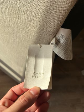 Butaca doble roble y lino ZARA HOME