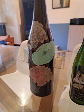3 Bottiglie decorative vuote