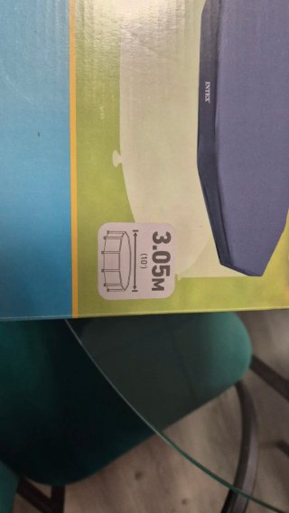 Cobertor Piscina Desmontable Intex 305 cm Azul