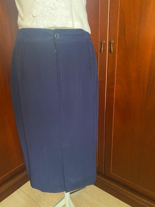 Falda M. Bueno Azul Talla M