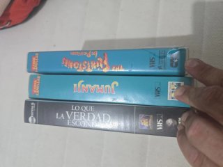 Lote 3 Películas VHS: Jumanji, Los Picapiedra, La
