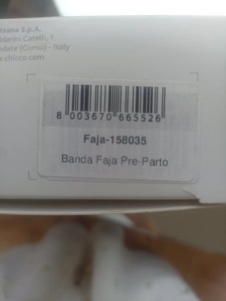Faja Maternidad Chicco Mammy Talla S