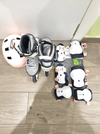 Patines y Casco Talla M