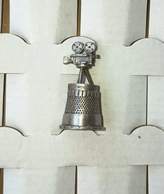 Dedal Metal Hollywood Cámara Cine Colección