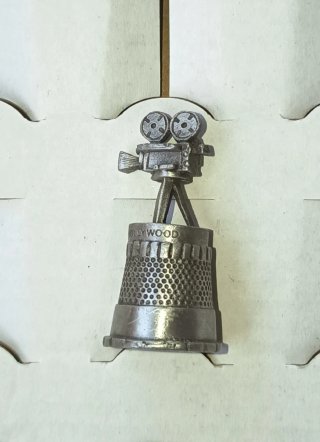 Dedal Metal Hollywood Cámara Cine Colección