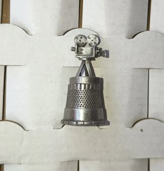 Dedal Metal Hollywood Cámara Cine Colección