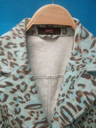 Chaqueta vaquera animal print Laurèl