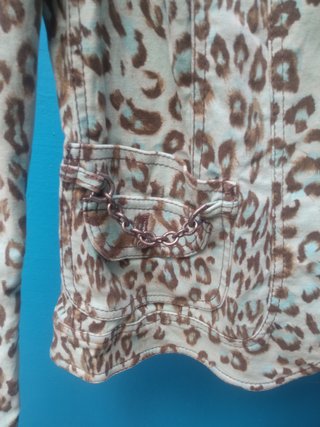 Chaqueta vaquera animal print Laurèl