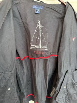 Chaqueta GANT Algodón Negra Talla 3XL