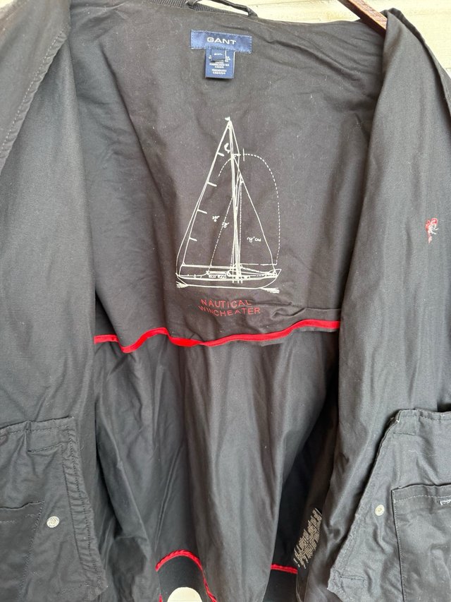 Chaqueta GANT Algodón Negra Talla 3XL
