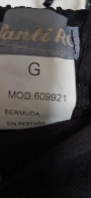 Pantalón pirata mujer negro