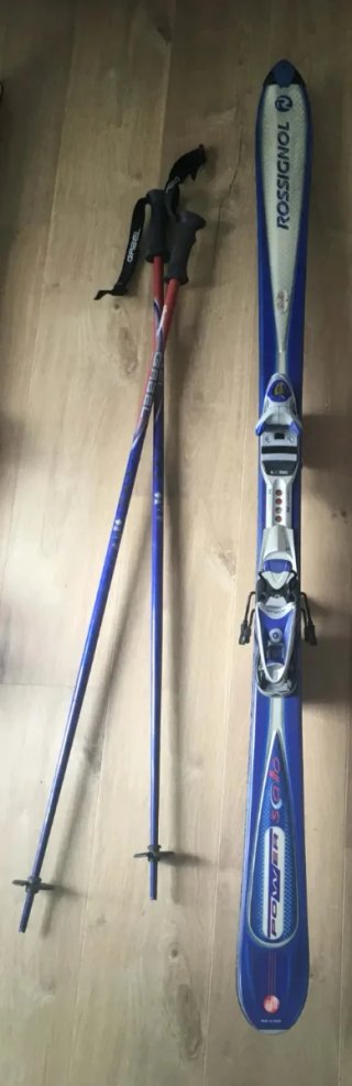 Esquís Rossignol 160cm con fijaciones