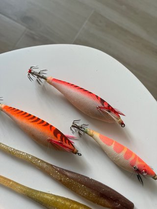 Señuelos de pesca variados