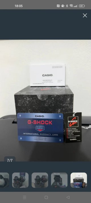 Reloj Casio G-Shock Negro