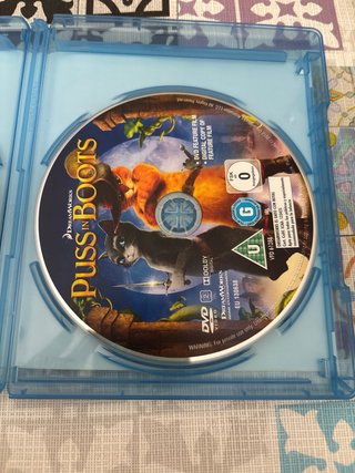 El Gato con Botas Blu-Ray + DVD + Copia Digital