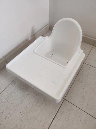 Trona infantil blanca
