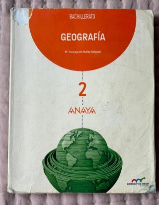 Geografía, 2 Bachillerato
