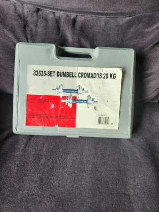 Set Mancuernas Cromadas 20 Kg
