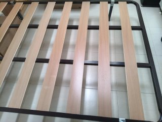 Somier Cama Metal y Madera