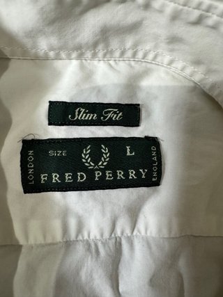 Camisa Fred Perry Blanca