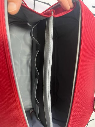 Bolso de viaje Samsonite rojo
