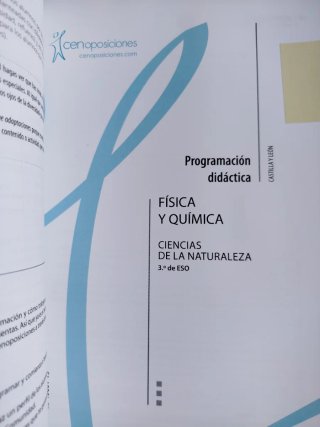 Apuntes oposiciones de Profesor de Física y Químic