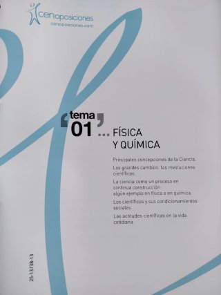 Apuntes oposiciones de Profesor de Física y Químic