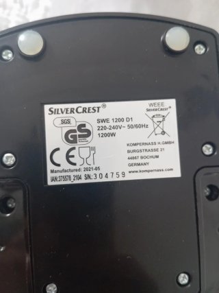 SilverCrest Gofrera 1200W